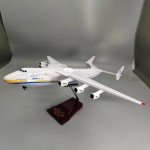 Antonov AN-225 Transport Aircraft 1/200 Scale 42cm Simulation Aircraft Model Souvenir Ornament Toy Display Collection Ornament