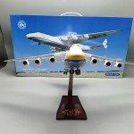 Antonov AN-225 Transport Aircraft 1/200 Scale 42cm Simulation Aircraft Model Souvenir Ornament Toy Display Collection Ornament