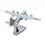 1:200 Scale USAF C-130J Super Hercules transport aircraft Model and Display Stand Collectible Gifts C130 Alloy Airplane Model