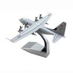 1:200 Scale USAF C-130J Super Hercules transport aircraft Model and Display Stand Collectible Gifts C130 Alloy Airplane Model