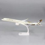 2025 New 1:200 Scale Etihad Airways Airplane A350-1000 ABS With Base Aircraft Model Toy Collection Decoration Plane Gifts Fans