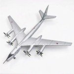 1/200 Scale Alloy TU-95 Russian Air Force Tupolev Bomber Fighter Model Collection Ornaments Children's Aircraft Toys F Series