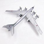 1/200 Scale Alloy TU-95 Russian Air Force Tupolev Bomber Fighter Model Collection Ornaments Children's Aircraft Toys F Series