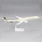 2025 New 1:200 Scale Etihad Airways Airplane A350-1000 ABS With Base Aircraft Model Toy Collection Decoration Plane Gifts Fans