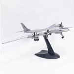 1/200 Scale Alloy TU-95 Russian Air Force Tupolev Bomber Fighter Model Collection Ornaments Children's Aircraft Toys F Series