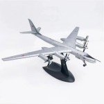 1/200 Scale Alloy TU-95 Russian Air Force Tupolev Bomber Fighter Model Collection Ornaments Children's Aircraft Toys F Series