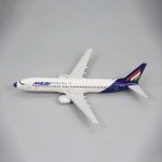 1/200 Scale B737-800 Malév MALEV Airline Aircraft Model Plastic ABS Assembly Plane Model Adult Boys Collectible Decorative Gift