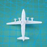 2PCS China KJ-200 Air Early Warning Aircrafts Mould 1/350 400 700 Scale Airplane Toys Uncolored Resin Plane Model for DIY Hobby