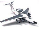 1/200 Scale Former Soviet Early Warning Aircraft A50 Simulation Alloy Military Combat Aircraft Model Decoration Collection Gift