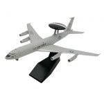 Diecast Model 1/200 Scale USA E-3 Airplane, Aircraft Display, Collection Fighter Ornament for Cafes Desktop Decoration