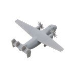 5PCS C-2A Shipborne Transport Aircraft 1/700 400 350 200 Scale Model Airfreighter Airplane with Landing Gear Resin Assembly Toys