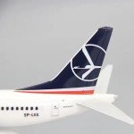 1:200 Scale B737 MAX8 B737 LOT POLISH Airlines ABS Plastic Airplane Model Toys Aircraft Plane Model Toy Assembly Resin