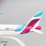 1:200 Scale A-320 A320 Eurowings Airlines ABS Plastic Airplane Model Aircraft Plane Model Assembly Resin For Display