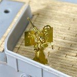 8pcs/set DIY 1/200 Scale Warship Oerlikon Anti-Aircraft Gun Model for Missouri Lowa Ship Model Assembly Kits Accessories