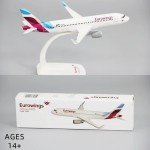 1:200 Scale A-320 A320 Eurowings Airlines ABS Plastic Airplane Model Aircraft Plane Model Assembly Resin For Display