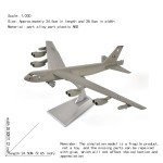 Jason TUTU B52 Bomber Military Model Airplane 1:200 Scale Alloy Fighter B-52 Aircraft Plane Drop shipping
