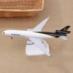 20cm Scale 1:200 Alloy Metal Air UPS Airlines MD-11 Diecast Airplane Model Aircraft With Wheels Landing Gears Aeroplane Model