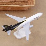 20cm Scale 1:200 Alloy Metal Air UPS Airlines MD-11 Diecast Airplane Model Aircraft With Wheels Landing Gears Aeroplane Model
