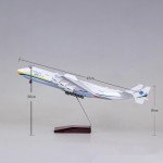 Antonov AN-225 Transport Aircraft 1/200 Scale 42cm Simulation Aircraft Model Souvenir Ornament Toy Display Collection Ornament