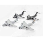 JASON TUTU 1/200 Scale Alloy Model Diecast Aircraft Model USAF C-17 Globemaster III Tactical Military Transport Drop Shipping
