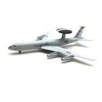 1/200 Scale Die-Cast Metal E-3 E3 Sentry AWACS USAF Early Warning Aircraft Model Home Decoration for Collectors Birthday Gifts