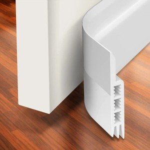 1Pc 1 Meter Door Bottom Sealing Strip Self-Adhesive Aoors And Windows,Sound Insulation, Windproof, Porous Sealing Strip