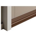 TPE Door Bottom Sealing Strip Special Windproof Air Leakage Strip Lower Windshield Strip Rubber Strips At The Bottom of The Door