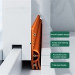 TPE Sliding Window Seal Strip Self Adhesive Triple Sound Insulation Windproof Anti-Cold Door Under Flexible Weatherstrip Tape
