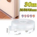 Self Adhesive Window Door Seal Strip Silicone Windproof Silicone Windshield Weather Tape Strip Door Bottom Home Sealing Strip