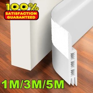 Newest Door Bottom Seal Strip Weather Window Rubber Seal Weatherstrip Windproof Dust Self Adhesive Door Windshield Sealing Tape