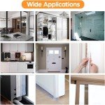 Self Adhesive Window Door Seal Strip Silicone Windproof Silicone Windshield Weather Tape Strip Door Bottom Home Sealing Strip