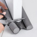 Windproof Seal Strip Draught Excluder Stopper Door Bottom Guard Double Protector Doorstop Dustproof Blocker Sealer Soundproof
