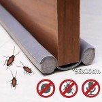 Windproof Seal Strip Draught Excluder Stopper Door Bottom Guard Double Protector Doorstop Dust-proof Blocker Sealer Soundproof