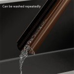 Silent Door Sealing Strip with Brush Windproof Dustproof Insectproof Thickened PVC Door Draft Stopper Bottom Weather Stripping