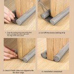 Windproof Seal Strip Draught Excluder Stopper Door Bottom Guard Double Protector Doorstop Home Decor Dust Blocker Sealer