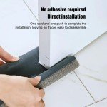 Windproof Seal Strip Draught Excluder Stopper Door Bottom Guard Double Protector Doorstop Dustproof Blocker Sealer Soundproof