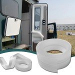 Door Bottom Seal Strip Windproof Strip Sealer Stopper Door Bottom Guard Double Protector Doorstop for Shower Home Doors Gaps