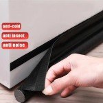 96cm Adjustable Door Bottom Seal Strip Weatherstrip Under Door Draft Stopper Anti-Cold Windproof Gap Blocker House Acoustic Foam