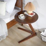 GUIG Household Solid Wood Side A Few Sofa Side Table Living Room Small Table Mini Corner A Few Small Unit Bedside Table Hot New