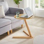 GUIG Household Solid Wood Side A Few Sofa Side Table Living Room Small Table Mini Corner A Few Small Unit Bedside Table Hot New