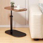Couch Side Table, TV Tray Table, Couch Arm Tray Tables, Small Side Tables Living Room, C Shaped End Table Couch Slide Tables