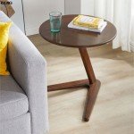 GUIG Household Solid Wood Side A Few Sofa Side Table Living Room Small Table Mini Corner A Few Small Unit Bedside Table Hot New
