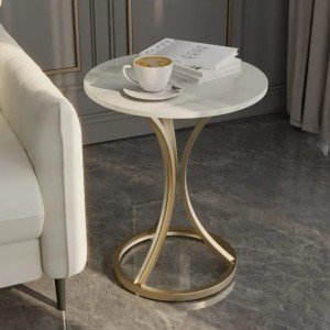 Living room bedroom round coffee table side table metal sofa tables coffee table living room home furniture