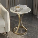 Living room bedroom round coffee table side table metal sofa tables coffee table living room home furniture