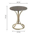 Living room bedroom round coffee table side table metal sofa tables coffee table living room home furniture