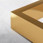 Luxury Modern Coffee Tables Living Room Nordic Minimalist White Coffee Tables Round Glam Table Basse De Salon Home Furniture