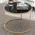Creative Round Coffee Table Simple modern tea table Bed Sofa Side Table Tea light luxury sofa corner table Living Room Furniture