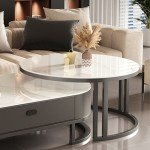 Corner Tables Furniture Lifting Center Table Coffe Living Room Coffee Salon Nordic Round Table Basse De Salon Side Rattan Set