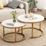 Modern Stainless Steel Coffee Table marble top round living room home furniture luxury side center coffee tea table