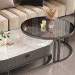 Corner Tables Furniture Lifting Center Table Coffe Living Room Coffee Salon Nordic Round Table Basse De Salon Side Rattan Set
